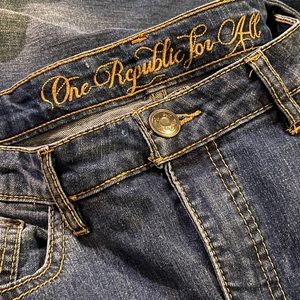 One Republic for All Jeans distressed style 111819 size 12
